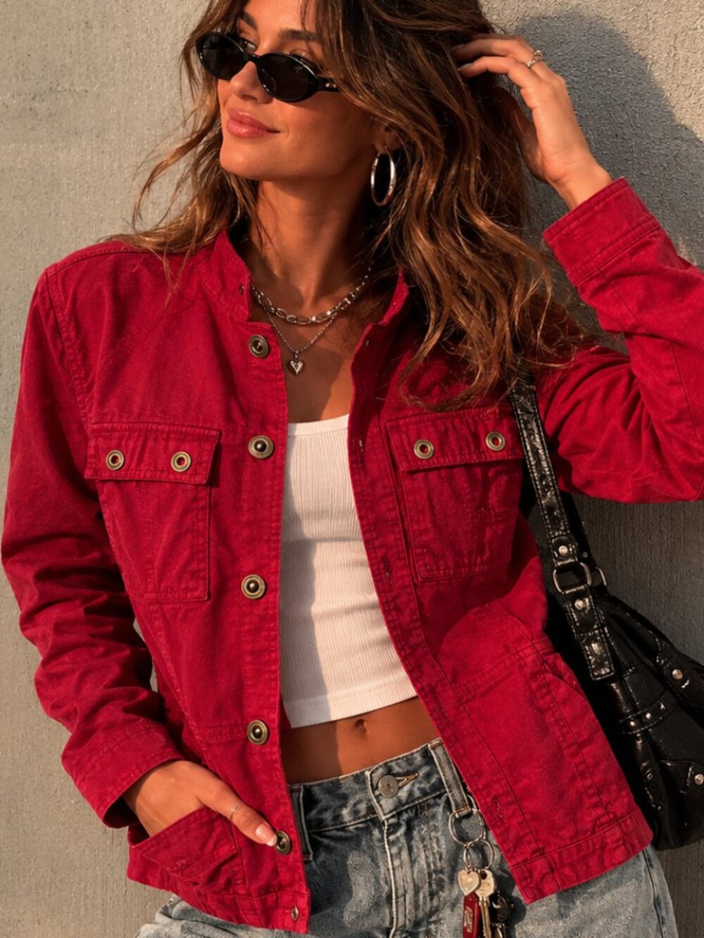 Lauren  Vintage Naval Supply Company Red Jacket - Size Small
